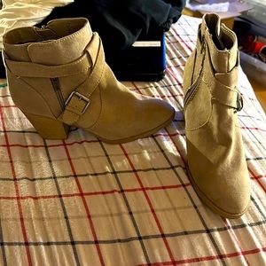 Tan boots